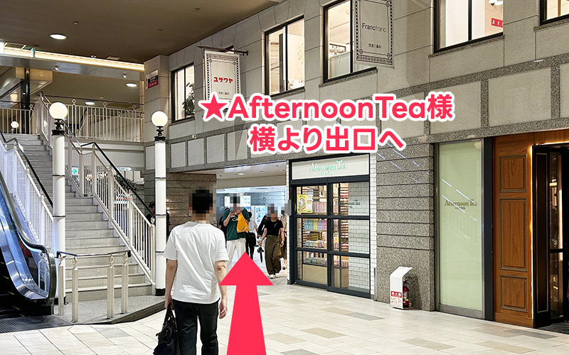 阪急大阪梅田駅茶屋町口からの道順3