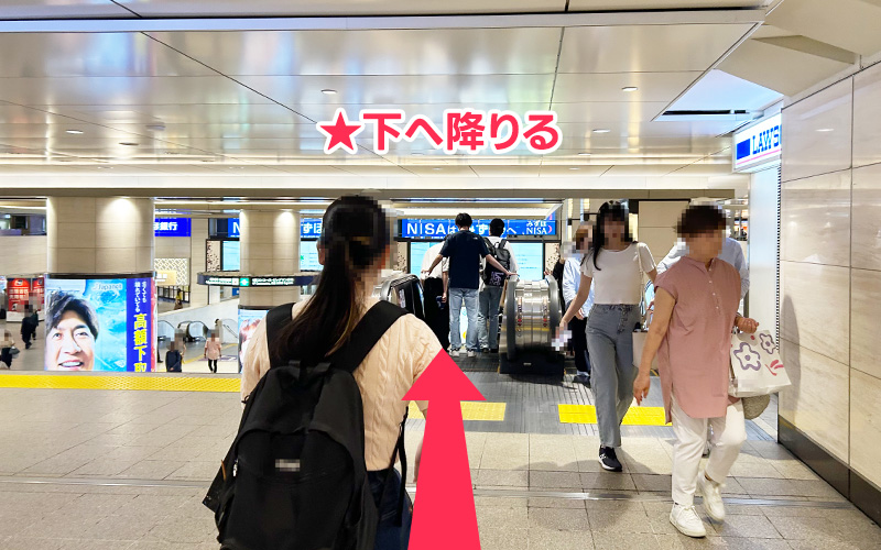 JR大阪駅御堂筋口からの道順6