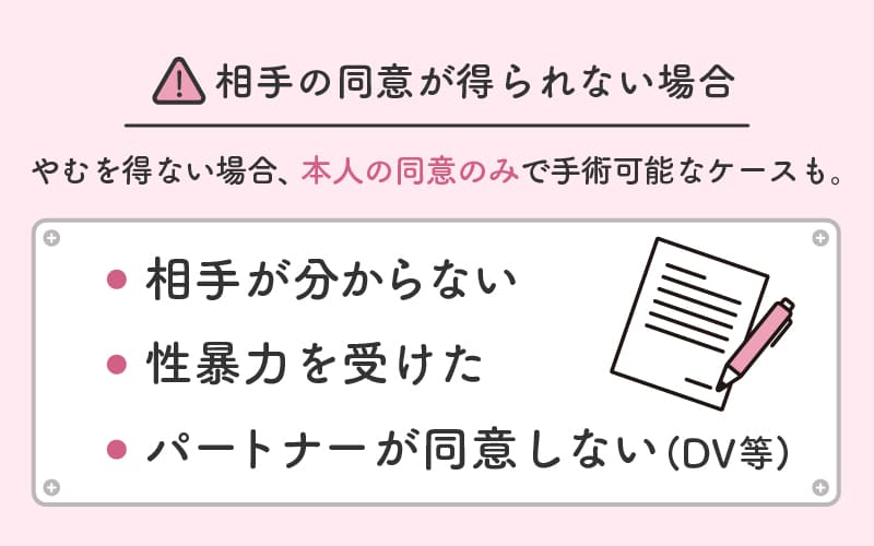 相手の同意が得られない場合の対処法